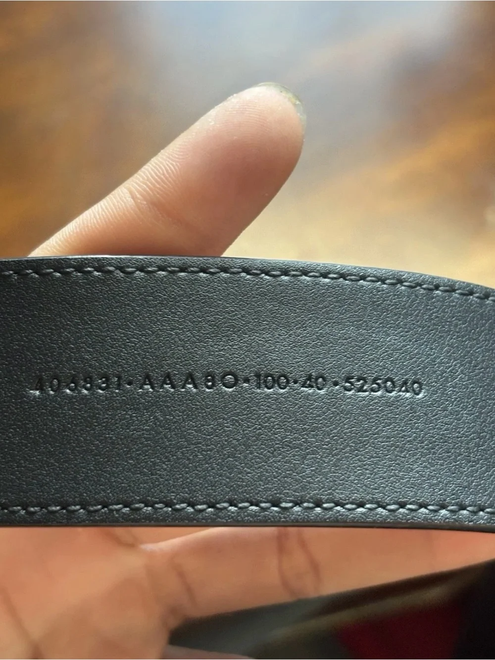 Gucci X Adidas Double G Logo Leather Belt
